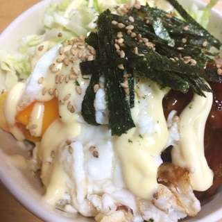 簡単ロコモコ丼( ´ ▽ ` )ﾉ